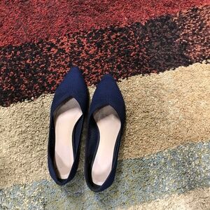 Women Blue Flat Fever Sole US 39